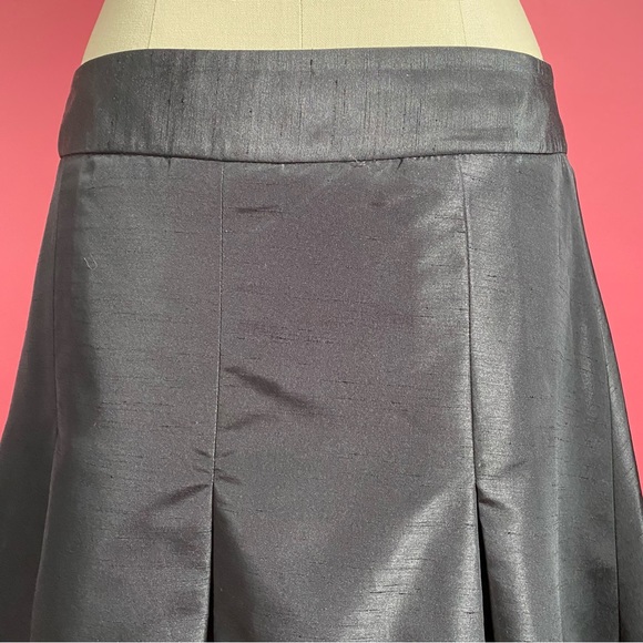 ❌NFS Vintage Y2K Oscar De La Renta Coquette Pleated Midi Skirt Rosette 8 - Picture 14 of 16